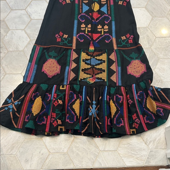 Farm Rio Embroidered Maxi Dress - Picture 6 of 7